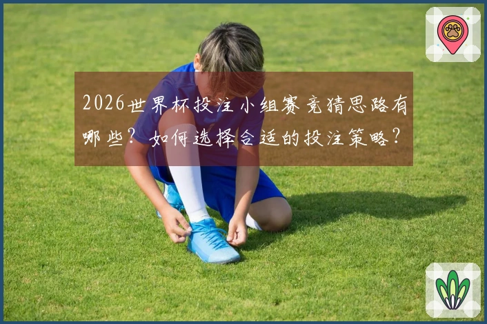 2026世界杯投注小组赛竞猜思路有哪些？如何选择合适的投注策略？